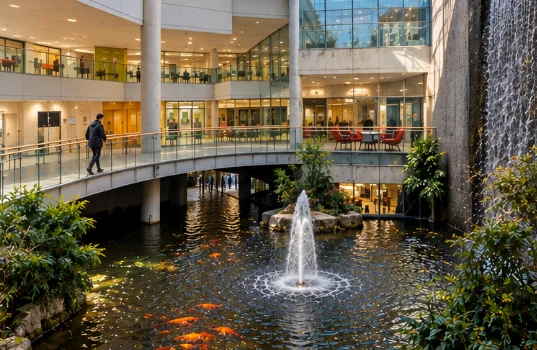 Spaces within the new development